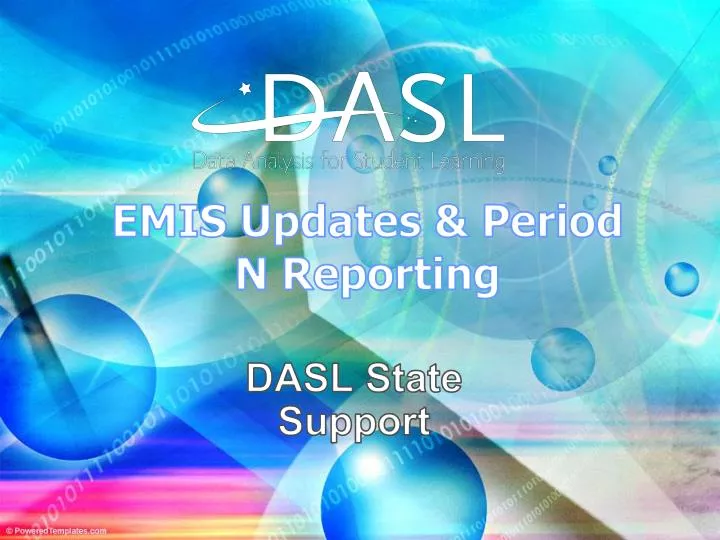 emis updates period n reporting