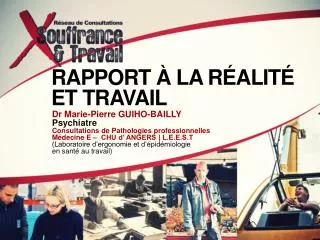 rapport la r alit et travail
