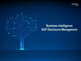 business intelligence sap disclosure management