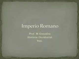 imperio romano