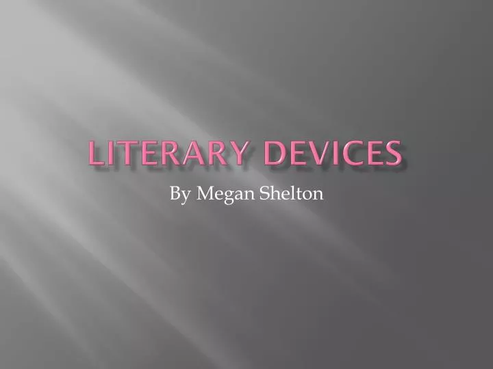 literary devices