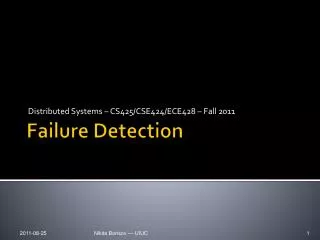 Failure Detection