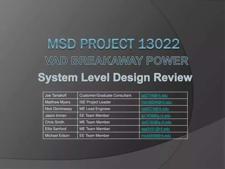 vad breakaway power