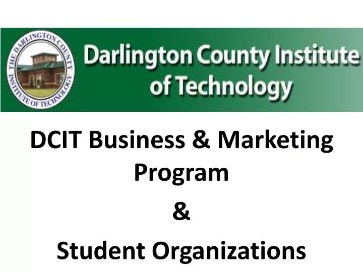 dcit business marketing program student organizations