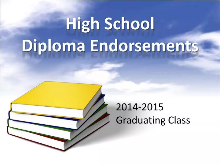 high school diploma endorsements