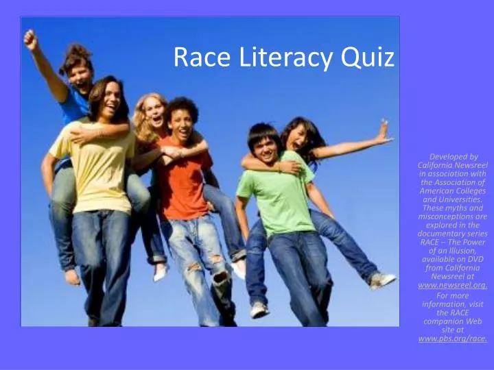race literacy quiz
