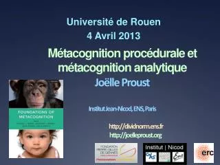 universit de rouen 4 avril 2013