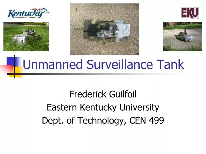 unmanned surveillance tank