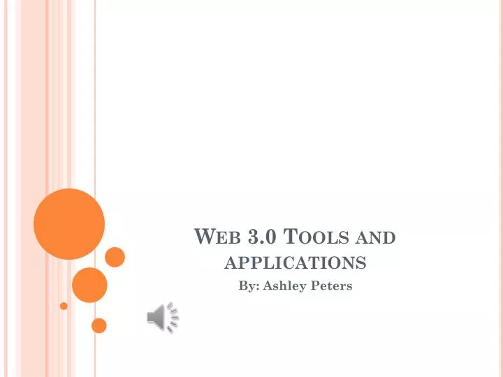 web 3 0 tools and applications