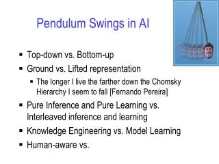Pendulum Swings in AI