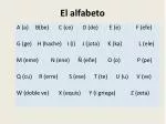 El alfabeto - slide 1