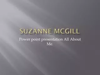 Suzanne McGill