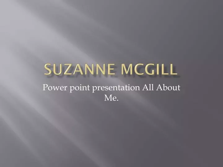 suzanne mcgill