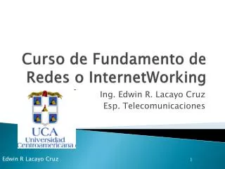 curso de fundamento de redes o internetworking