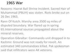 1965 War