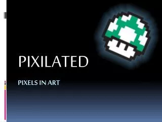 Pixels in art