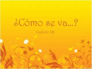 c mo se va
