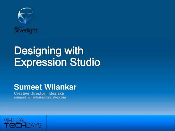 designing with expression studio