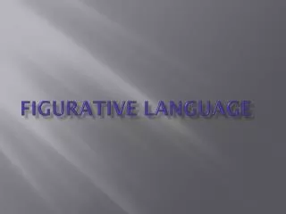 Figurative language