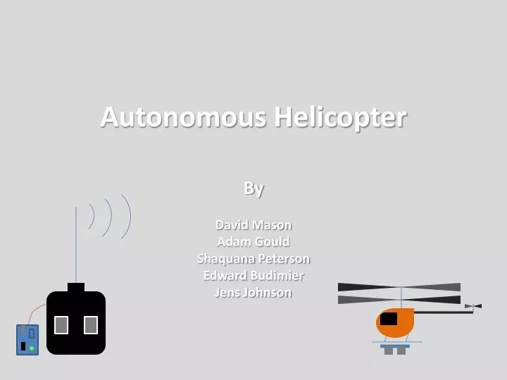 autonomous helicopter