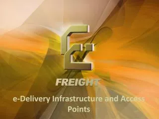 e-Delivery Infrastructure and Access Points
