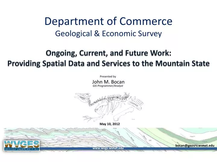 department of commerce geological economic survey
