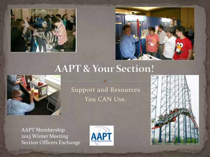 aapt your section