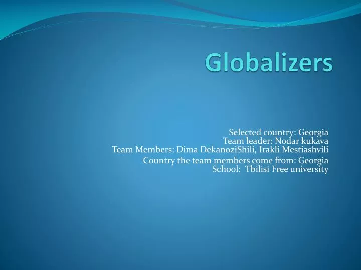 globalizers