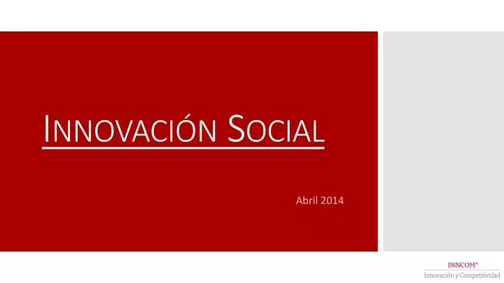 innovaci n social