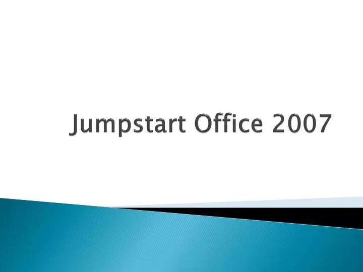 jumpstart office 2007