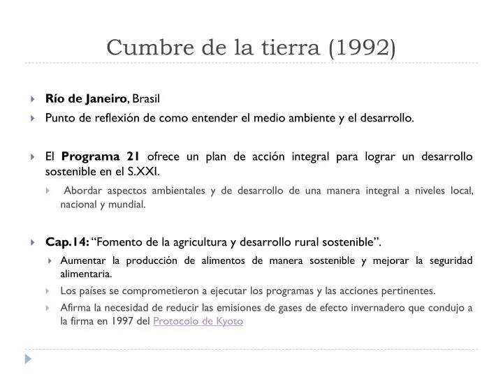 cumbre de la tierra 1992