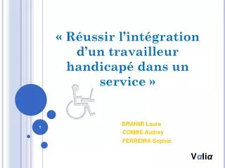 r ussir l int gration d un travailleur handicap dans un service