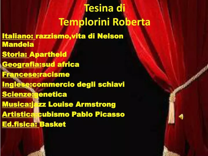 tesina di templorini roberta