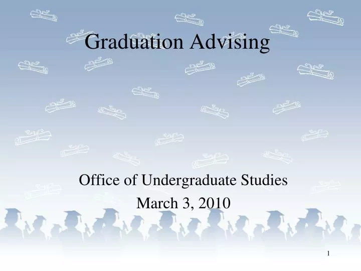 graduation advising