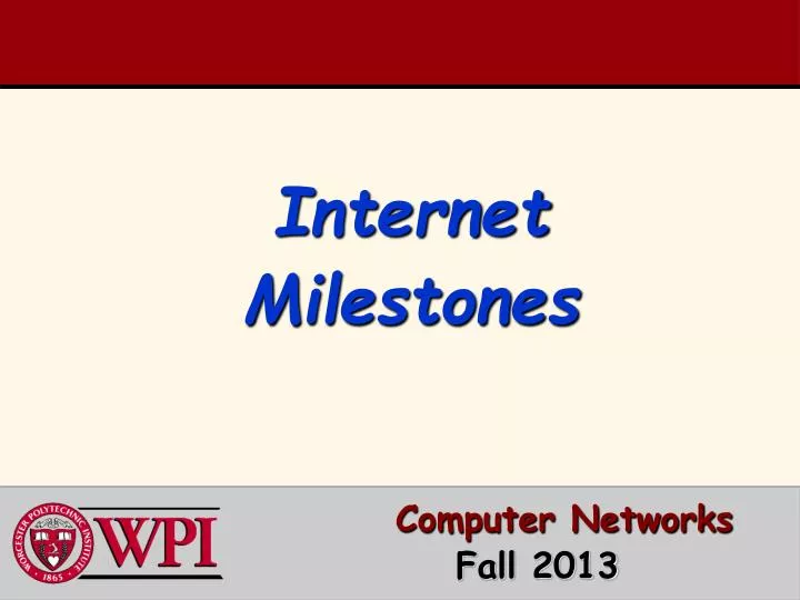 computer networks fall 2013