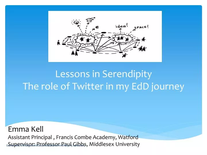 lessons in serendipity the role of twitter in my edd journey