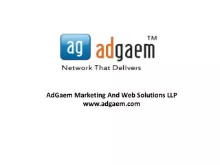 AdGaem Affiliate Network