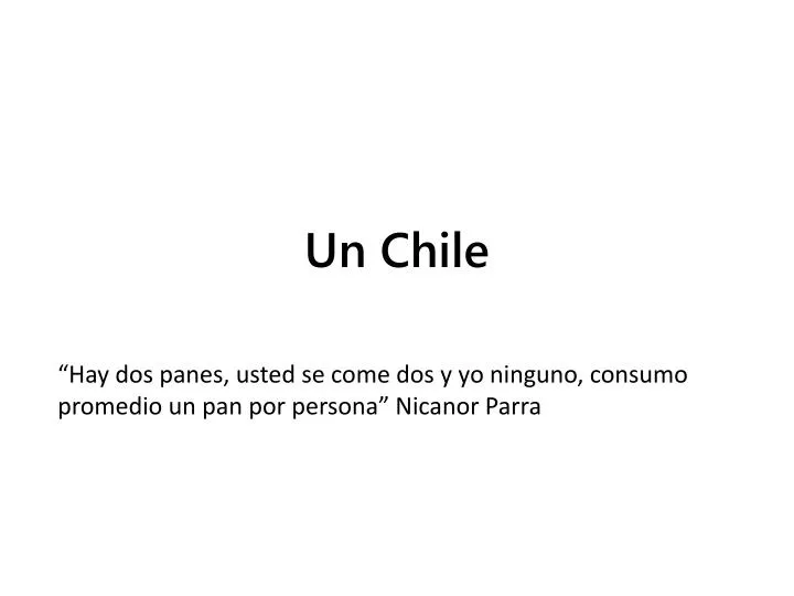 un chile