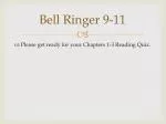 Bell Ringer 9-11 - slide 1