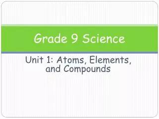 grade 9 science