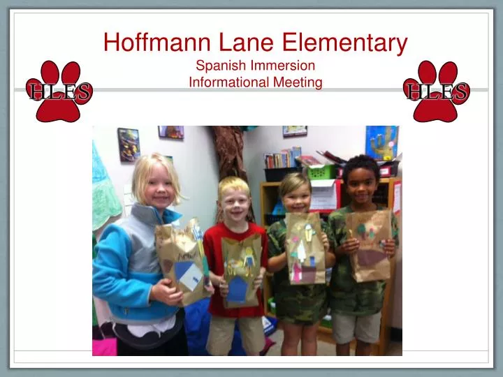 hoffmann lane elementary spanish immersion informational meeting