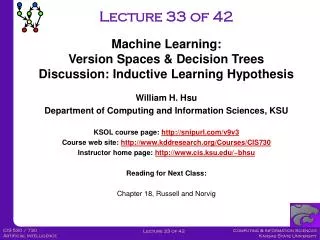 Lecture 33 of 42