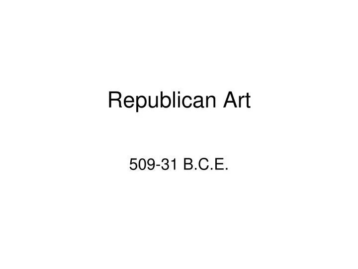 republican art
