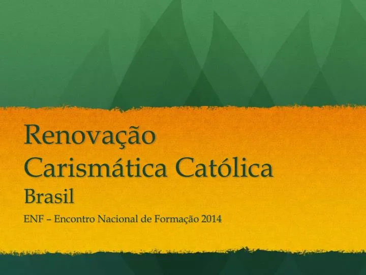 renova o carism tica cat lica brasil