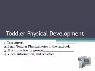 Toddler Physical Development
