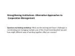 Cooperative Management Workshop: Addressing Challenges in the Chukchi and Beaufort Sea - slide 1