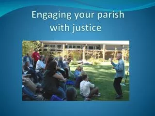 Engaging your parish with justice