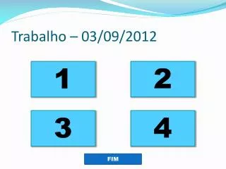 trabalho 03 09 2012
