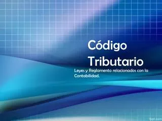 c digo tributario