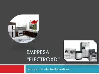 empresa electroxd